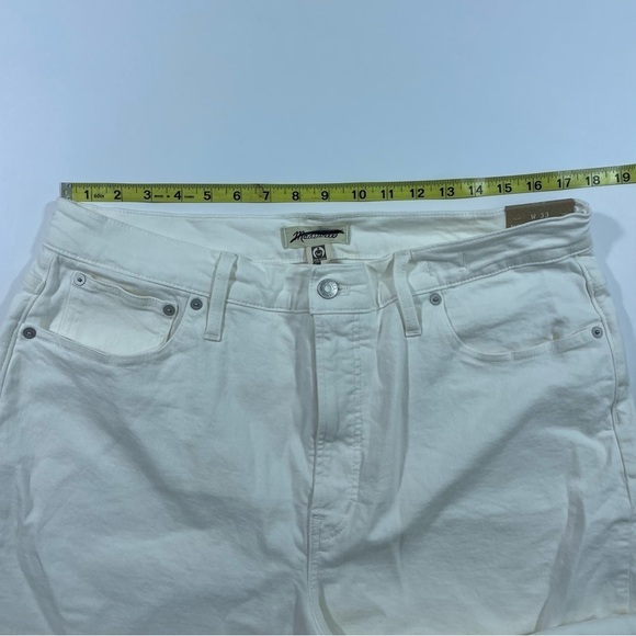 New Madewell The Perfect Vintage Wide Leg Crop Jean Tile White - Picture 9 of 11